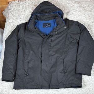 IZOD Men's Water Resistant Midweight Jacket with Polar Fleece Lining, Size Med